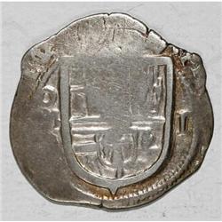 Mexico Philip III cob 1 Real 1611/10, KM27.2,