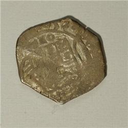 Mexico Philip IV cob 2 Reales 1653/0, P assayer,