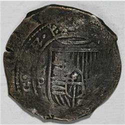 Mexico Philip IV cob 8 Reales (16)53/2, Assayer