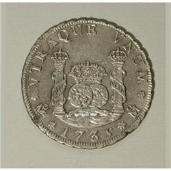 Mexico Philip V Pillar 4 Reales 1735 Mo-MF,