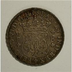 Mexico ferdinand VI Pillar 8 Reales 1753,