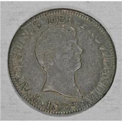 Mexico Iturbide 2 Reales 1823 M0-JM, KM303,