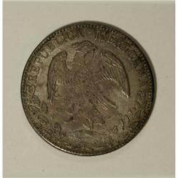 Mexico Republic Cap and Rays 8 Reales 1868 A-DL,