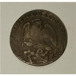 Mexico Republic Cap and Rays 8 Reales 1836