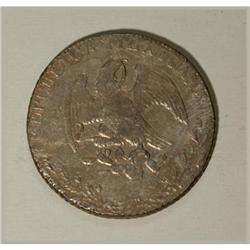 Mexico Republic Cap and Rays 8 Reales 1842