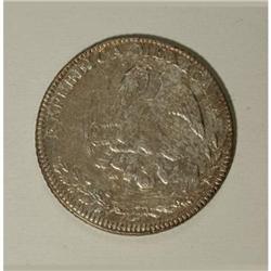 Mexico Republic Cap and Rays 8 Reales 1847