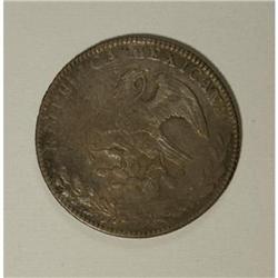Mexico Republic Cap and Rays 8 Reales 1858