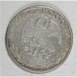 Mexico Republic Cap and Rays 8 Reales 1865