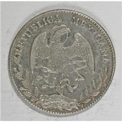 Mexico Republic Cap and Rays 8 Reales 1871/0