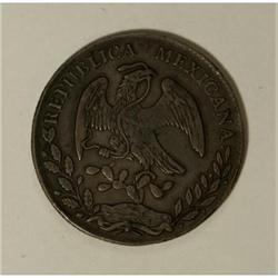 Mexico Republic Cap and Rays 8 Reales 1877
