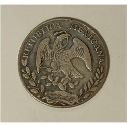 Mexico Republic Cap and Rays 8 Reales 1877