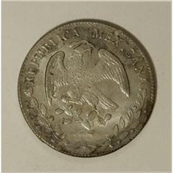 Mexico Republic Cap and Rays 8 Reales 1860 C-CE,