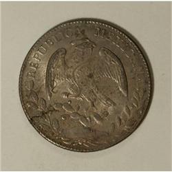 Mexico Republic Cap and Rays 8 Reales 1861 C-CE,