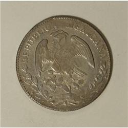 Mexico Republic Cap and Rays 8 Reales 1864 C-CE,