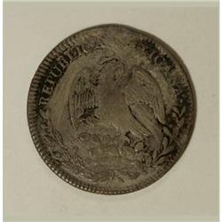 Mexico Republic Cap and Rays 8 Reales 1826