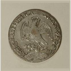 Mexico Republic Cap and Rays 8 Reales 1828