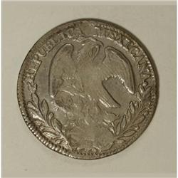 Mexico Republic Cap and Rays 8 Reales 1843/33