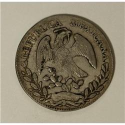Mexico Republic Cap and Rays 8 Reales 1864