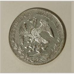 Mexico Republic Cap and Rays 8 Reales 1892