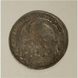 Mexico Republic Cap and Rays 8 Reales 1825