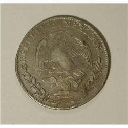Mexico Republic Cap and Rays 8 Reales 1826