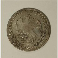 Mexico Republic Cap and Rays 8 Reales 1827