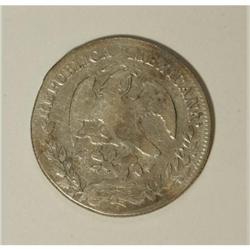 Mexico Republic Cap and Rays 8 Reales 1828