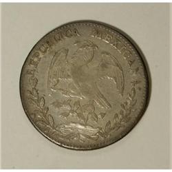 Mexico Republic Cap and Rays 8 Reales 1836