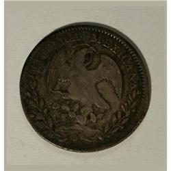 Mexico Republic Cap and Rays 8 Reales 1840