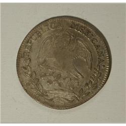Mexico Republic Cap and Rays 8 Reales 1841