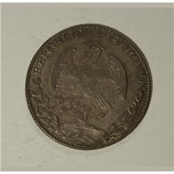 Mexico Republic Cap and Rays 8 Reales 1851