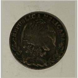 Mexico Republic Cap and Rays 8 Reales 1863/4