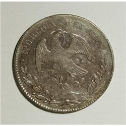 Mexico Republic Cap and Rays 8 Reales 1882
