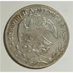 Mexico Republic Cap and Rays 8 Reales 1848/7