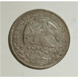 Mexico Republic Cap and Rays 8 Reales 1859/7