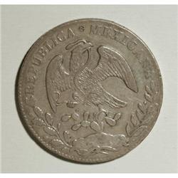 Mexico Republic Cap and Rays 8 Reales 1869