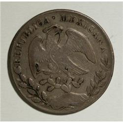 Mexico Republic Cap and Rays 8 Reales 1871