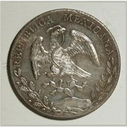Mexico Republic Cap and Rays 8 Reales 1893