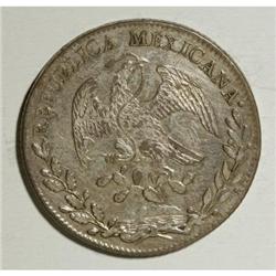 Mexico Republic Cap and Rays 8 Reales 1830