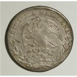 Mexico Republic Cap and Rays 8 Reales 1831