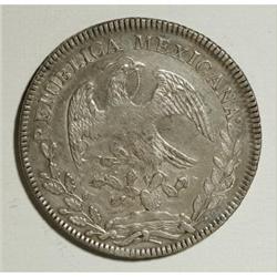 Mexico Republic Cap and Rays 8 Reales 1836