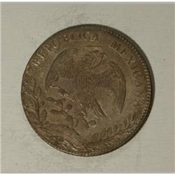 Mexico Republic Cap and Rays 8 Reales 1851