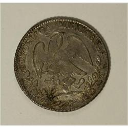 Mexico Republic Cap and Rays 8 Reales 1833