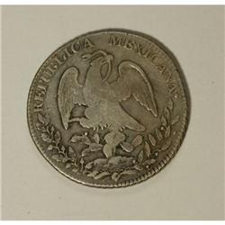 Mexico Republic Cap and Rays 8 Reales 1839
