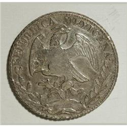 Mexico Republic Cap and Rays 8 Reales 1843