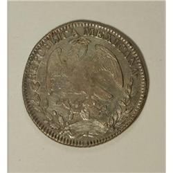 Mexico Republic Cap and Rays 8 Reales 1848