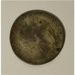 Mexico Republic Cap and Rays 8 Reales 1849