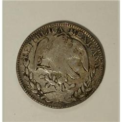 Mexico Republic Cap and Rays 8 Reales 1851