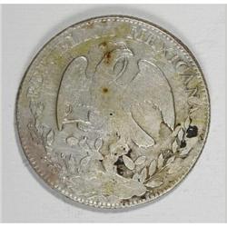 Mexico Republic Cap and Rays 8 Reales 1857