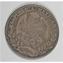 Mexico Republic Cap and Rays 8 Reales 1861